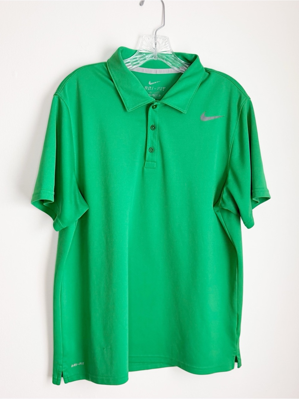 Nike Men’s Bright Green Dri-FIT Polo Shirt